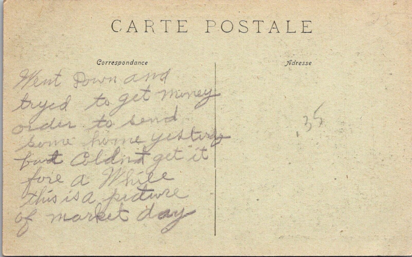 SABLE sur SARTHE France 1745 Vintage Postcard