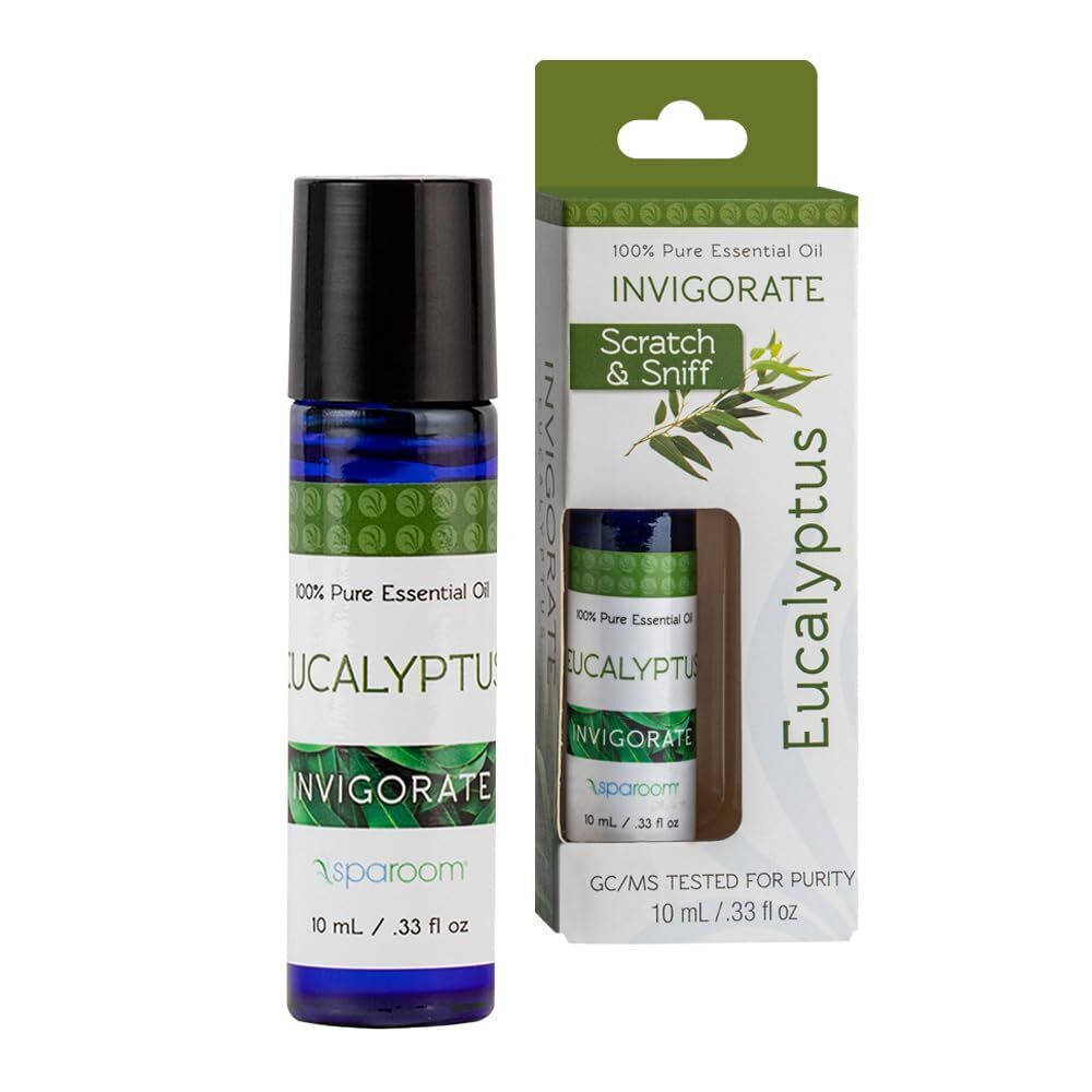 SpaRoom Aromatherapy 100% Pure Essential Oils Invigorate Eucalyptus 10 mL