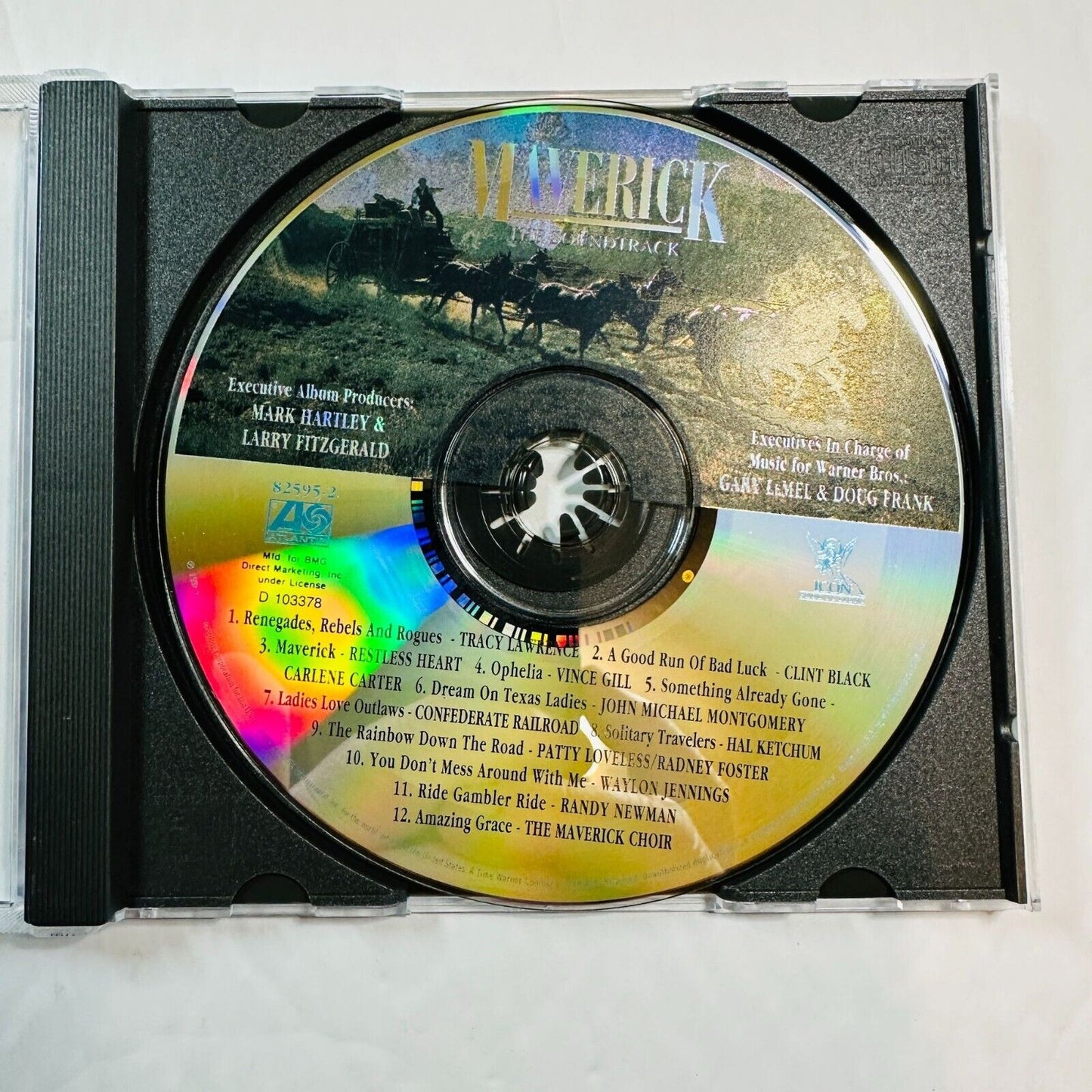 Maverick Soundtrack CD Featuring Mel Gibson Jodie Foster James Garner 1994