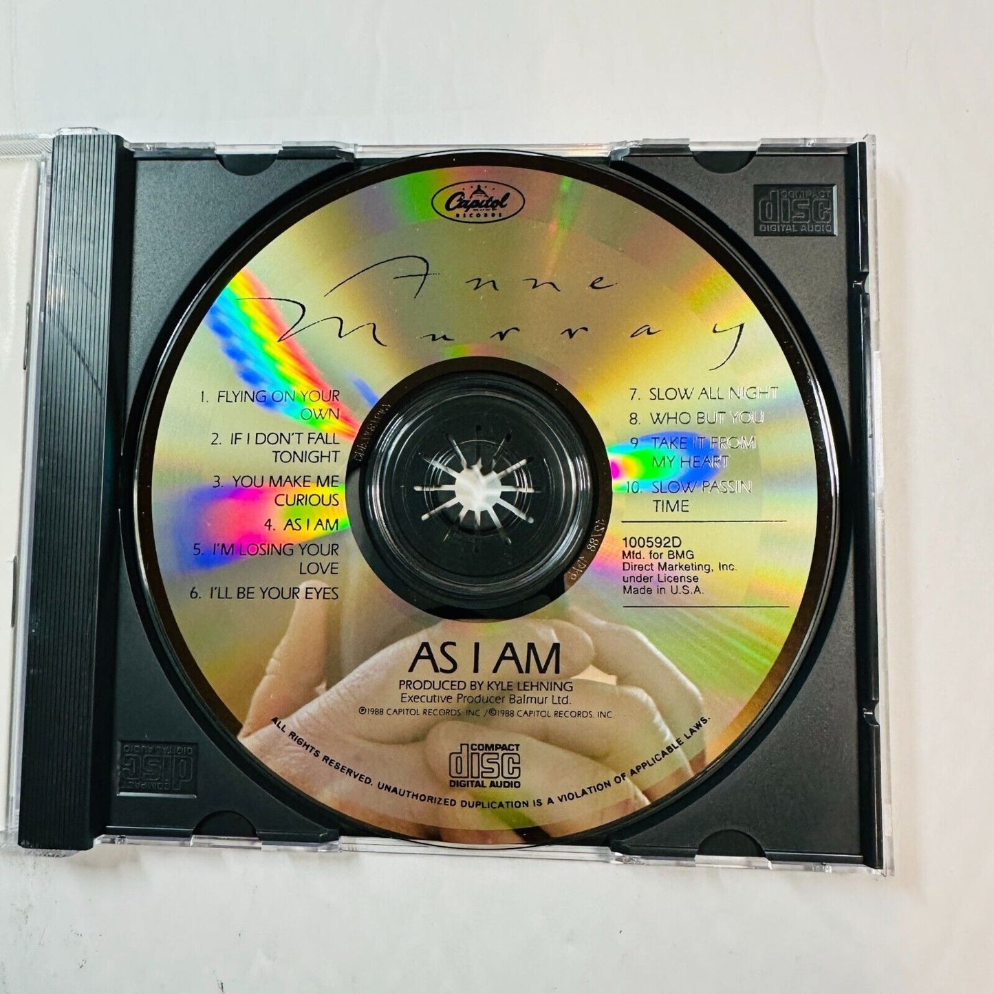 Anne Murray As I Am CD Album Classic Pop & Country Music 1988