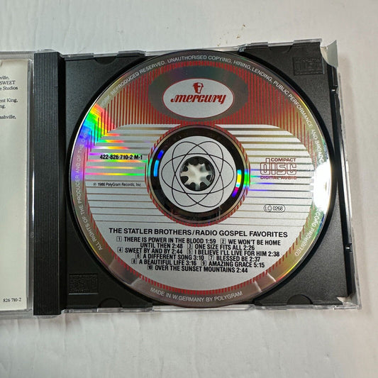 The Statler Brothers Radio Gospel Favorites CD Album
