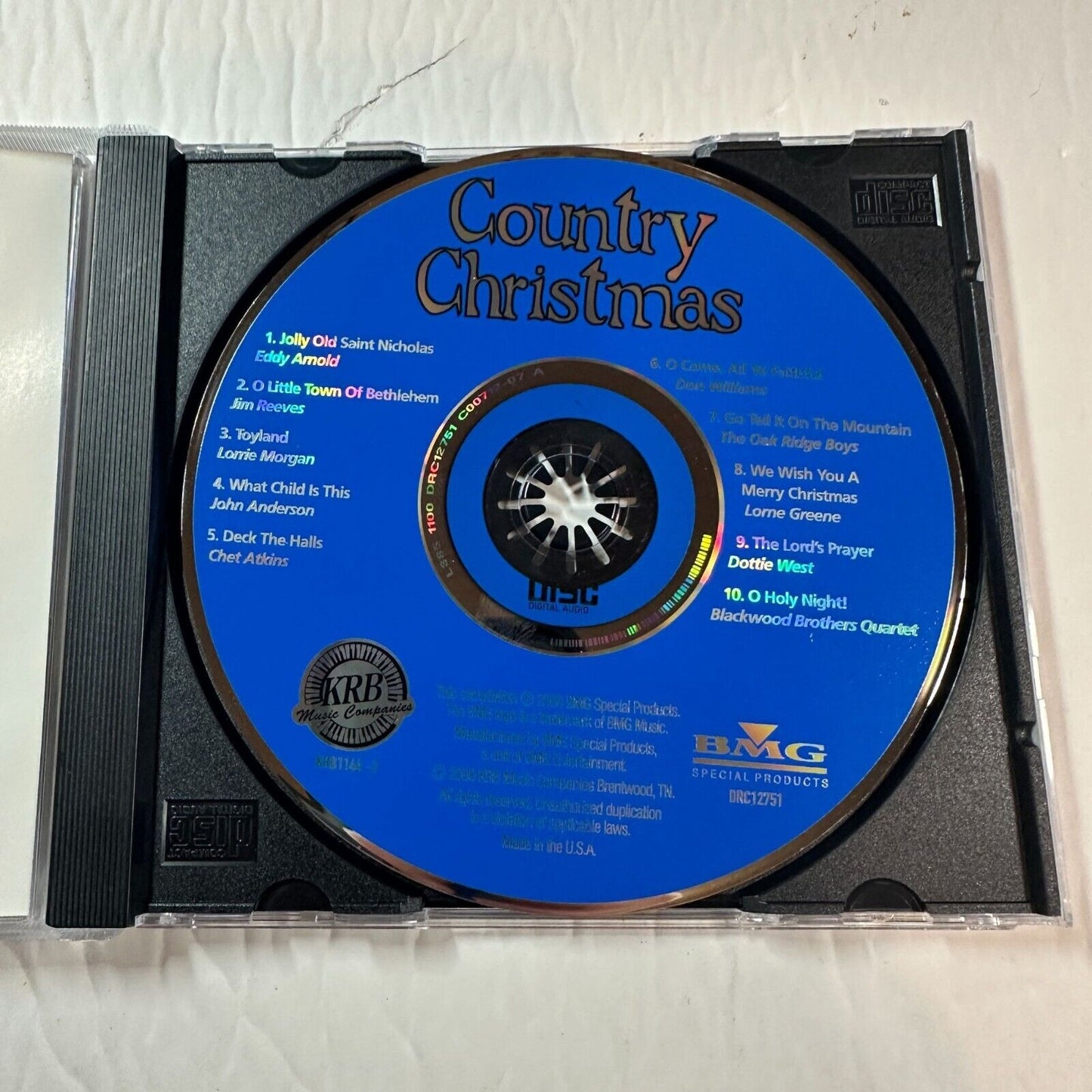 Country Christmas CD Featuring Eddy Arnold Jim Reeves Lorrie Morgan & More