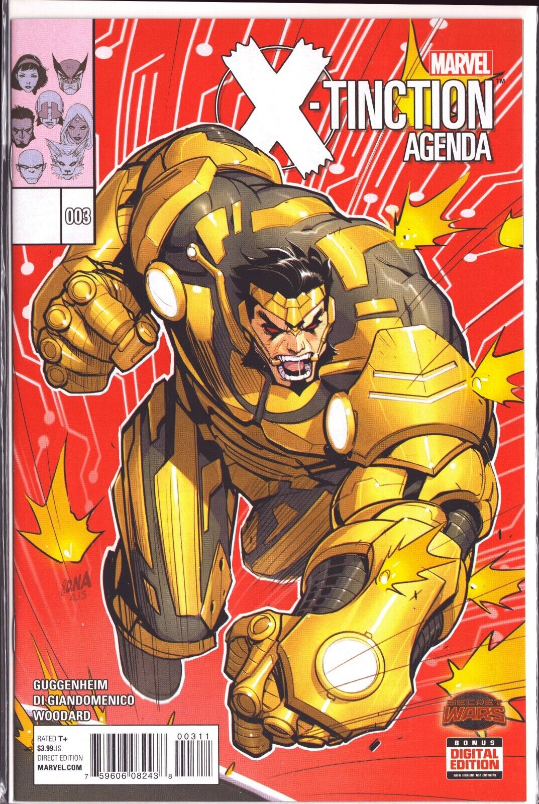 X-tinction Agenda 3 Secret Wars by Marc Guggenheim 2015 Marvel Comics