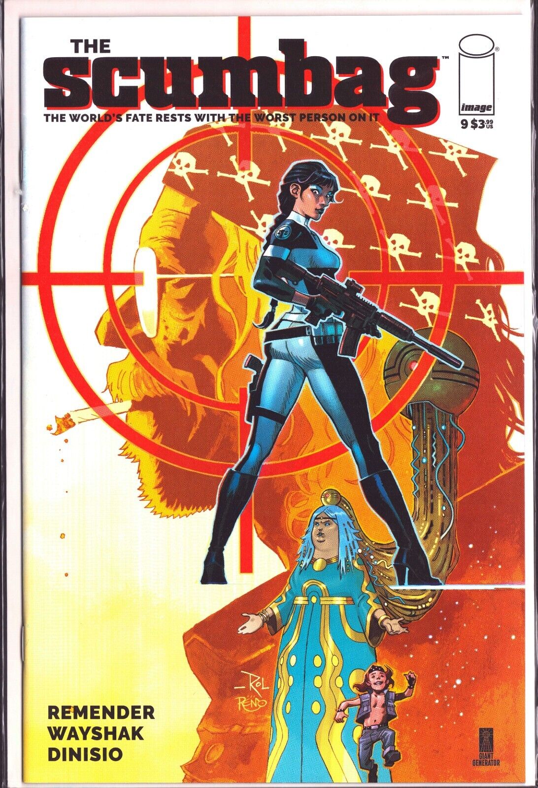 The Scumbag No. 9 2021 by Rick Remender Image Comics