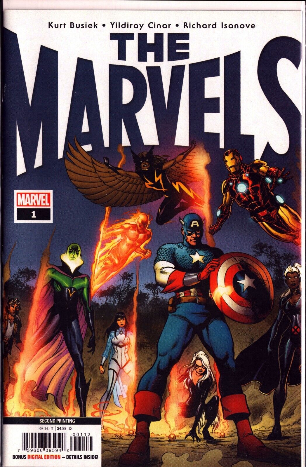 The Marvels No. 1 Second Printing 2021 by Kurt Busiek Marvel Comics