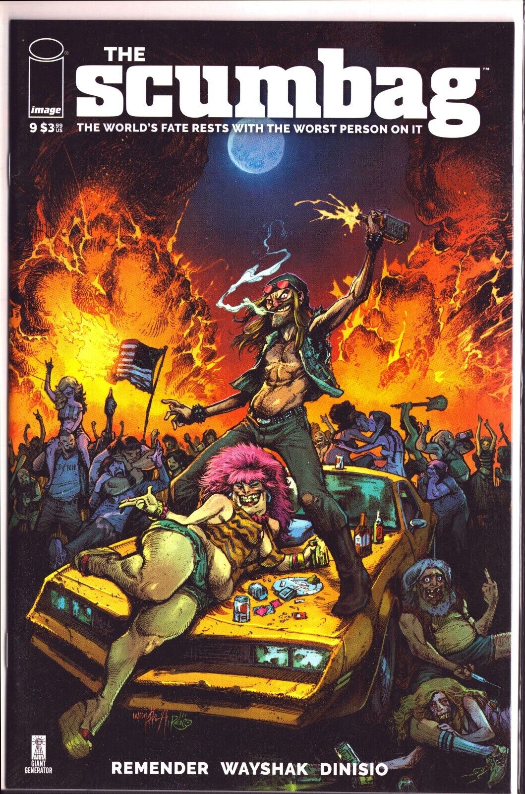 The Scumbag No. 9 2021 by Jonathan Wayshak Image Comics