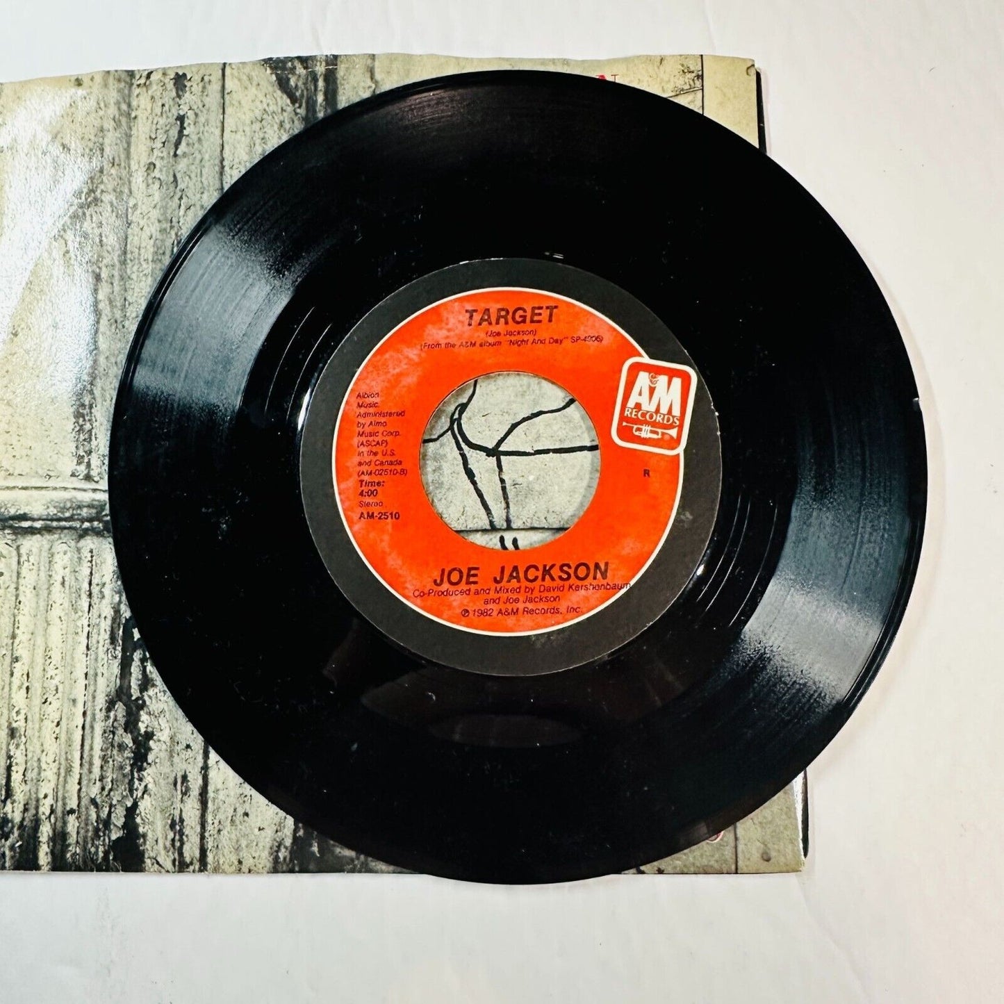 Joe Jackson Breaking Us In Two 7'' Vinyl Single AM Records 1982 45 RPM Record