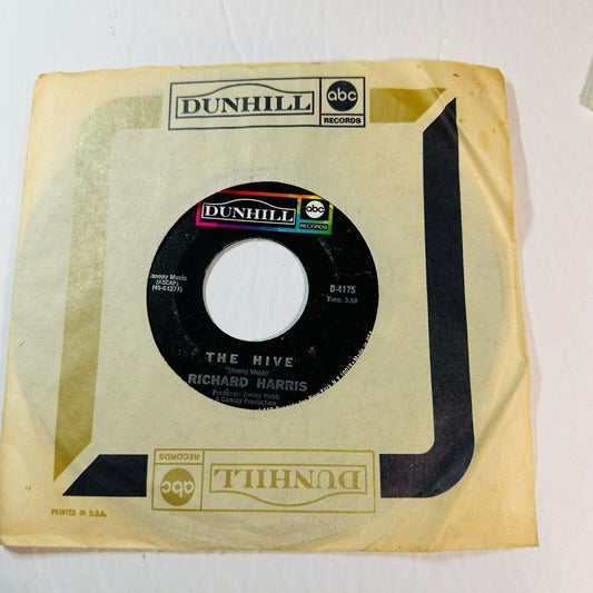 Richard Harris 45 RPM Vinyl The Hive / Thats The Way It Was Dunhill ABC Records