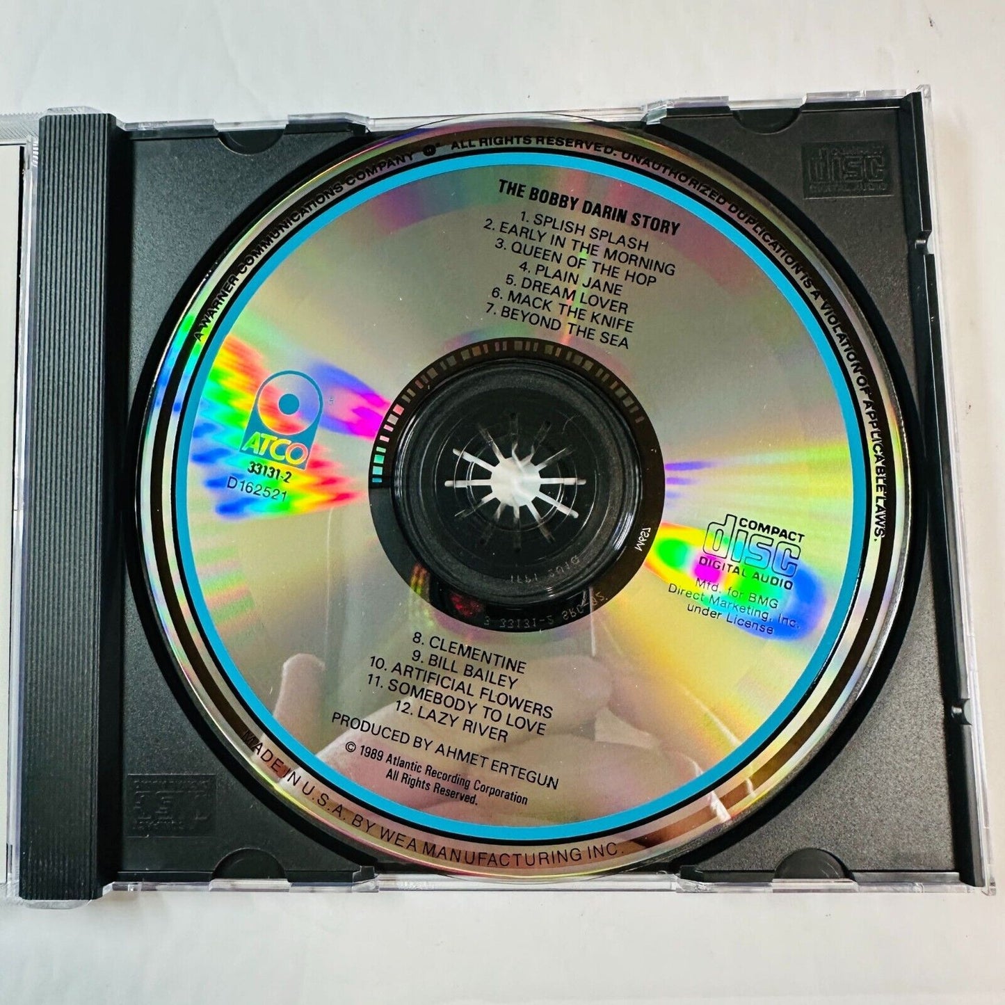 The Bobby Darin Story Mack The Knife CD Lazy River Dream Lover & Beyond The Sea