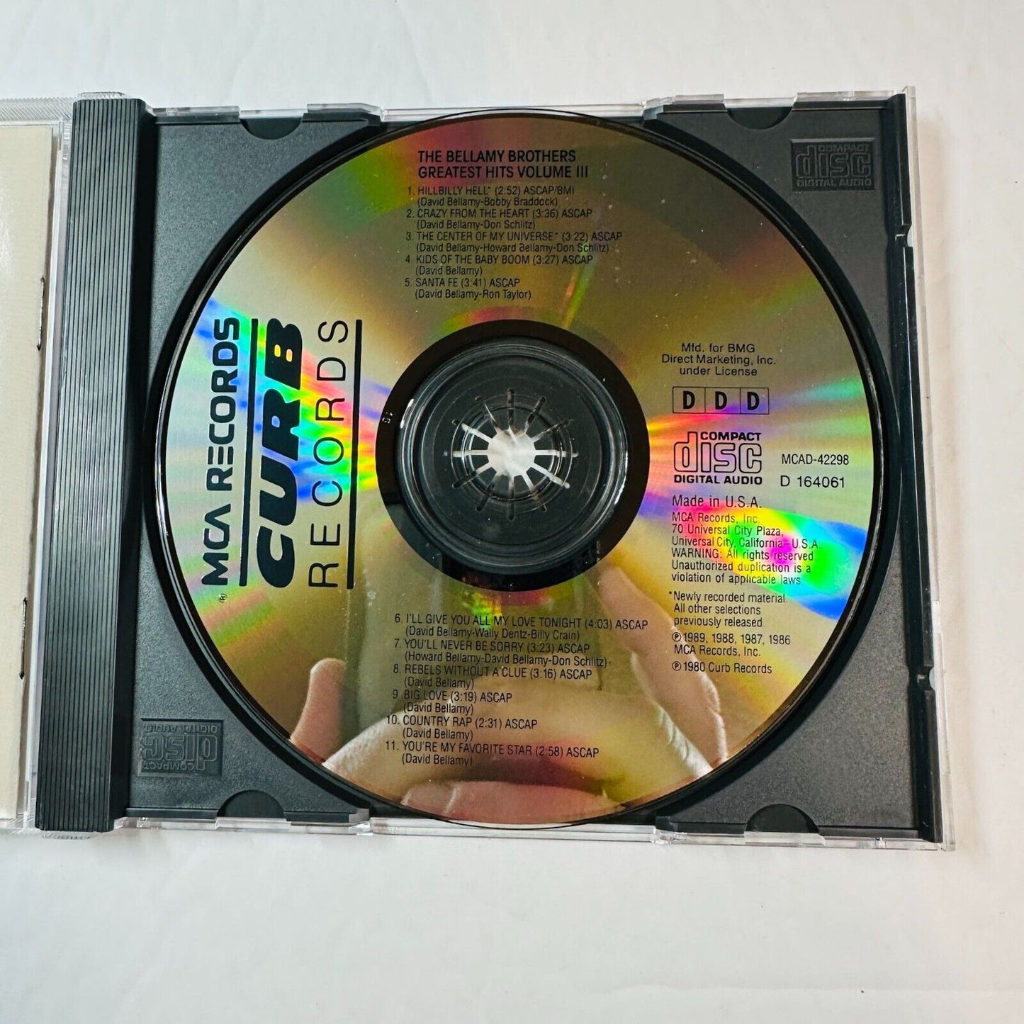 The Bellamy Brothers Greatest Hits Volume III CD