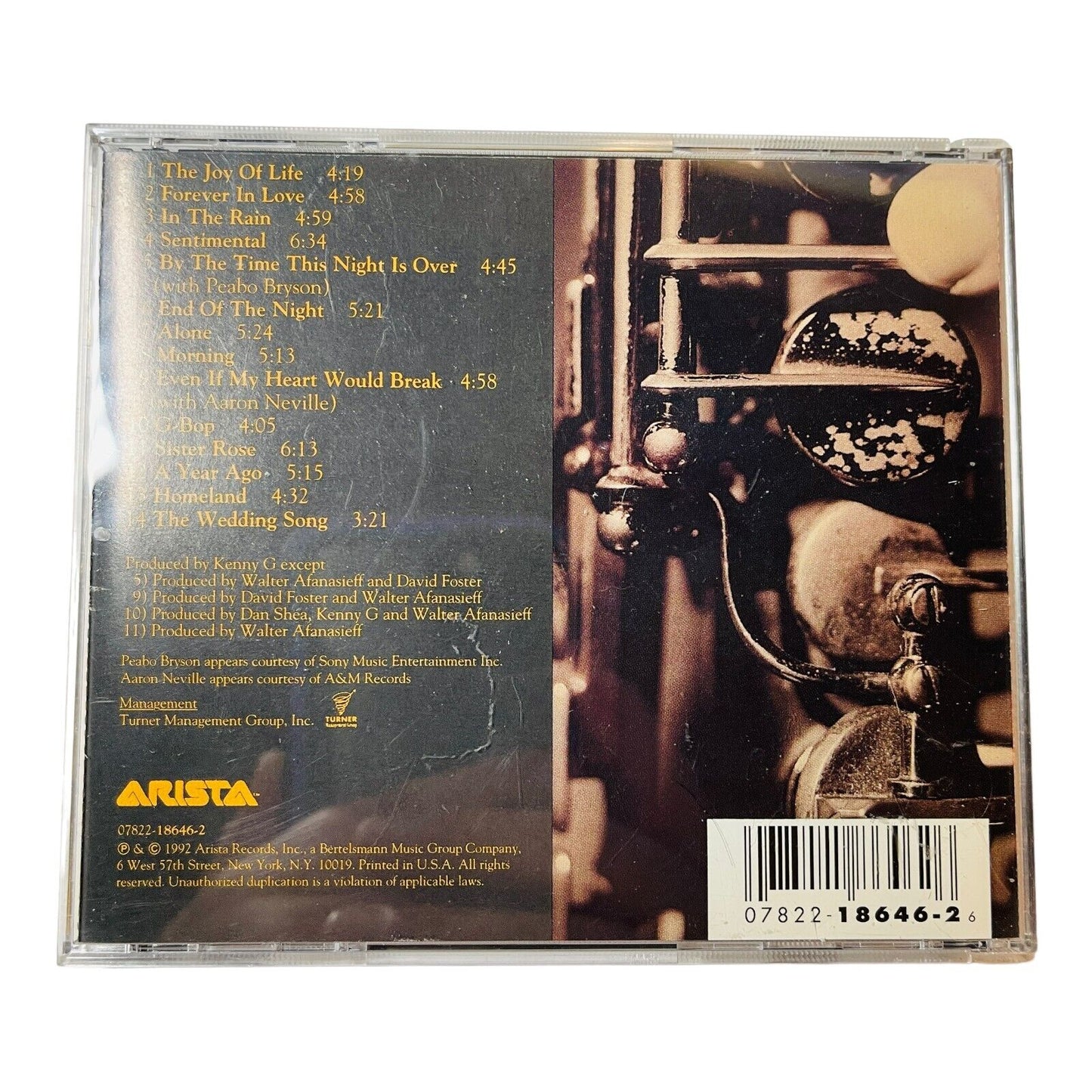 Kenny G Breathless Arista Records The Joy of Life Forever In Love CD 1992