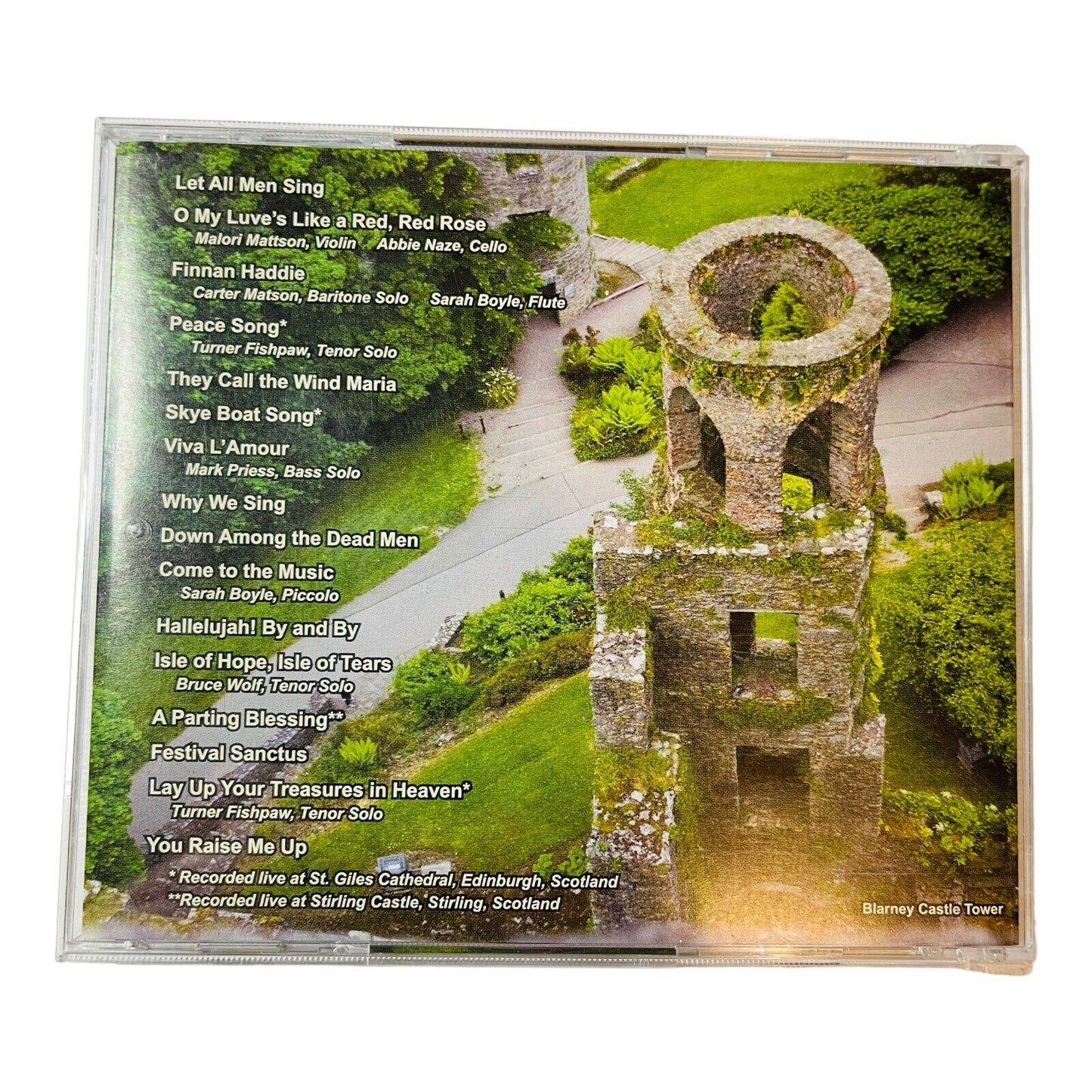 The Heritage Singer Let all Men Sing Ireland Scotland Concert Tour CD