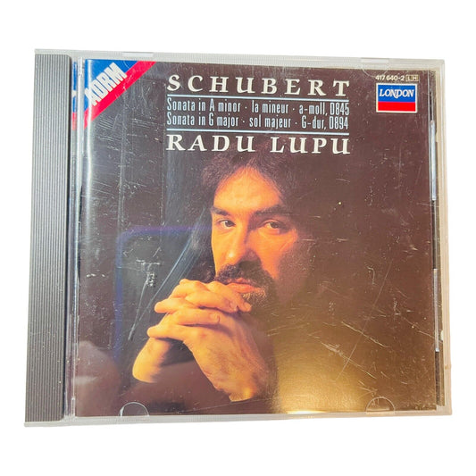Radu Lupu. Schubert: Sonata in A minor D, Sonata in G major D. 1987 CD