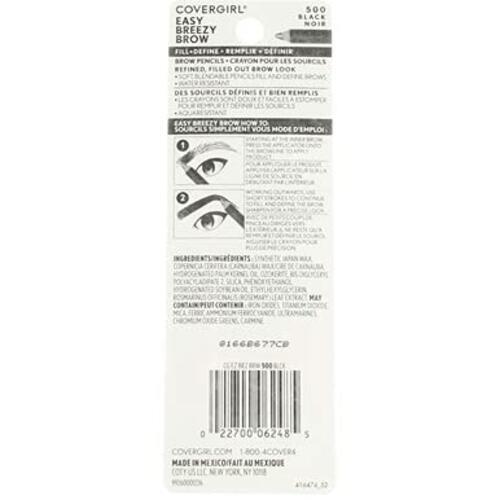 CoverGirl Professional Brow & Eye Makers Brow Shaper Eyeliner Midnight Black 500