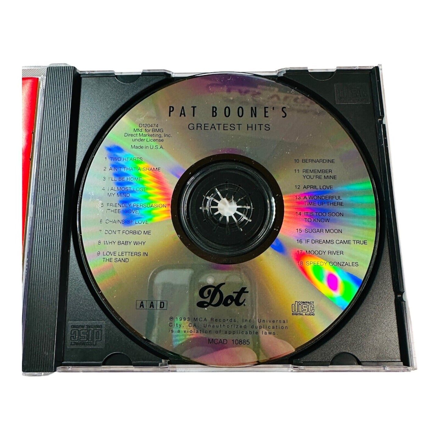 Pat Boone's Greatest Hits by Pat Boone CD September 1993 MCA
