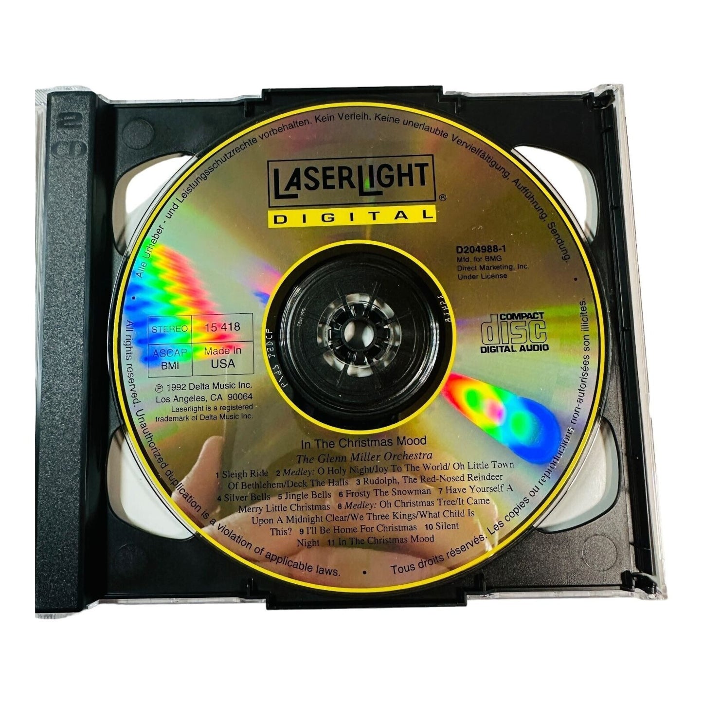 The Glenn Miller Orchestra In The Christmas Mood I & II CD Laserlight Digital