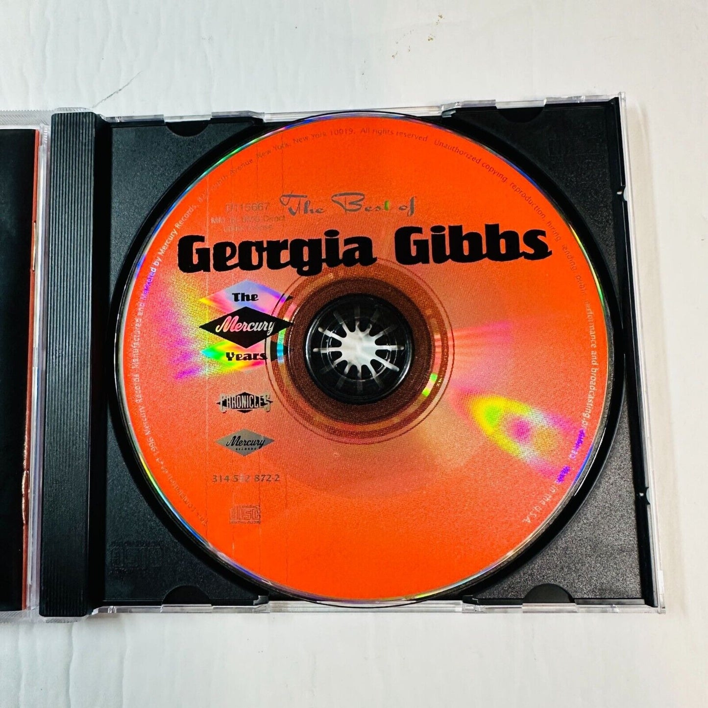 The Best Of Georgia Gibbs The Mercury Years CD
