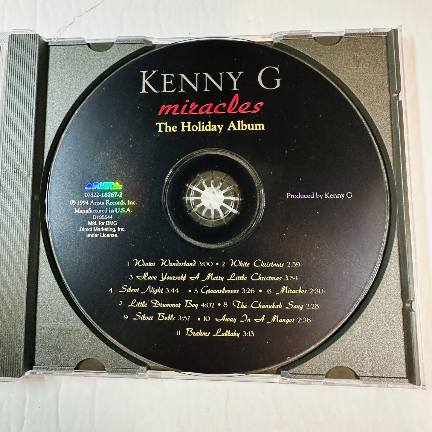 Kenny G "Miracles: The Holiday Album" CD