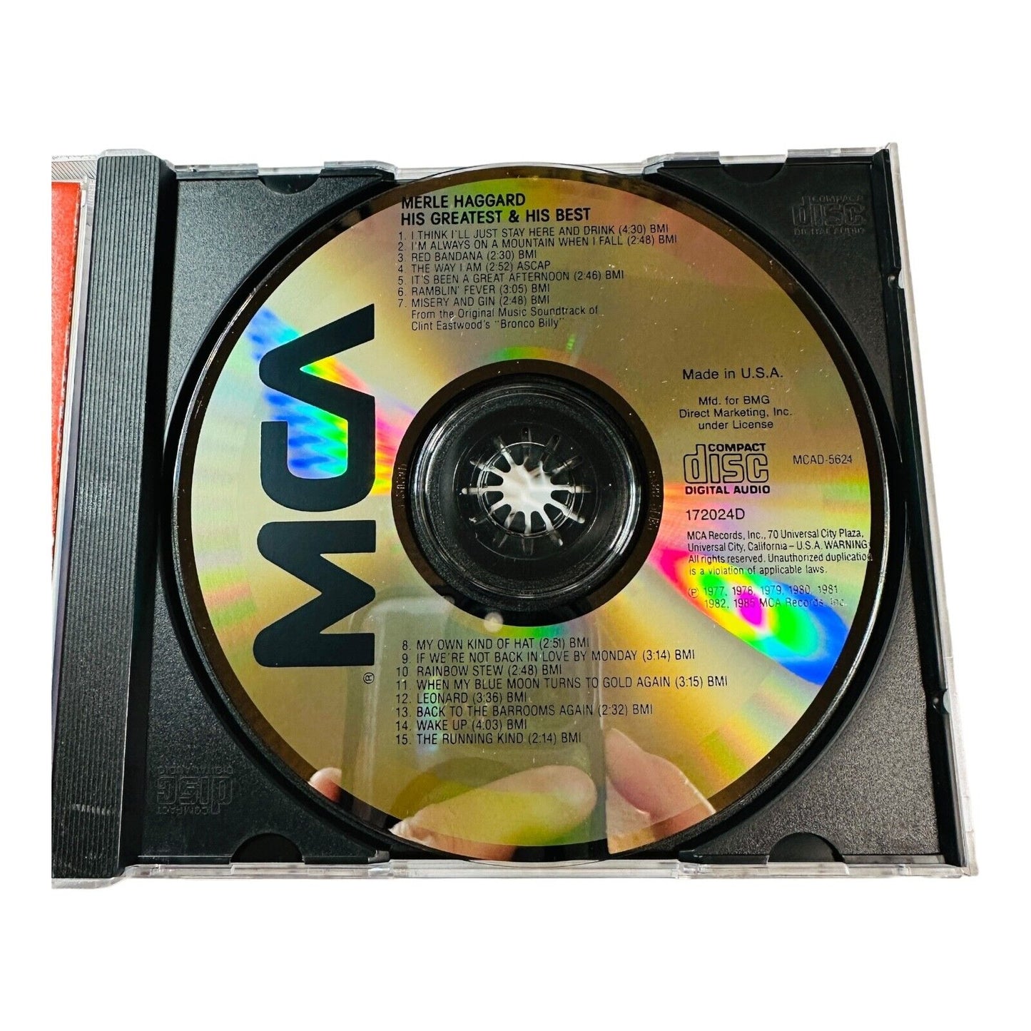Merle Haggard His Greatest And His Best of MCA Years CD 1985