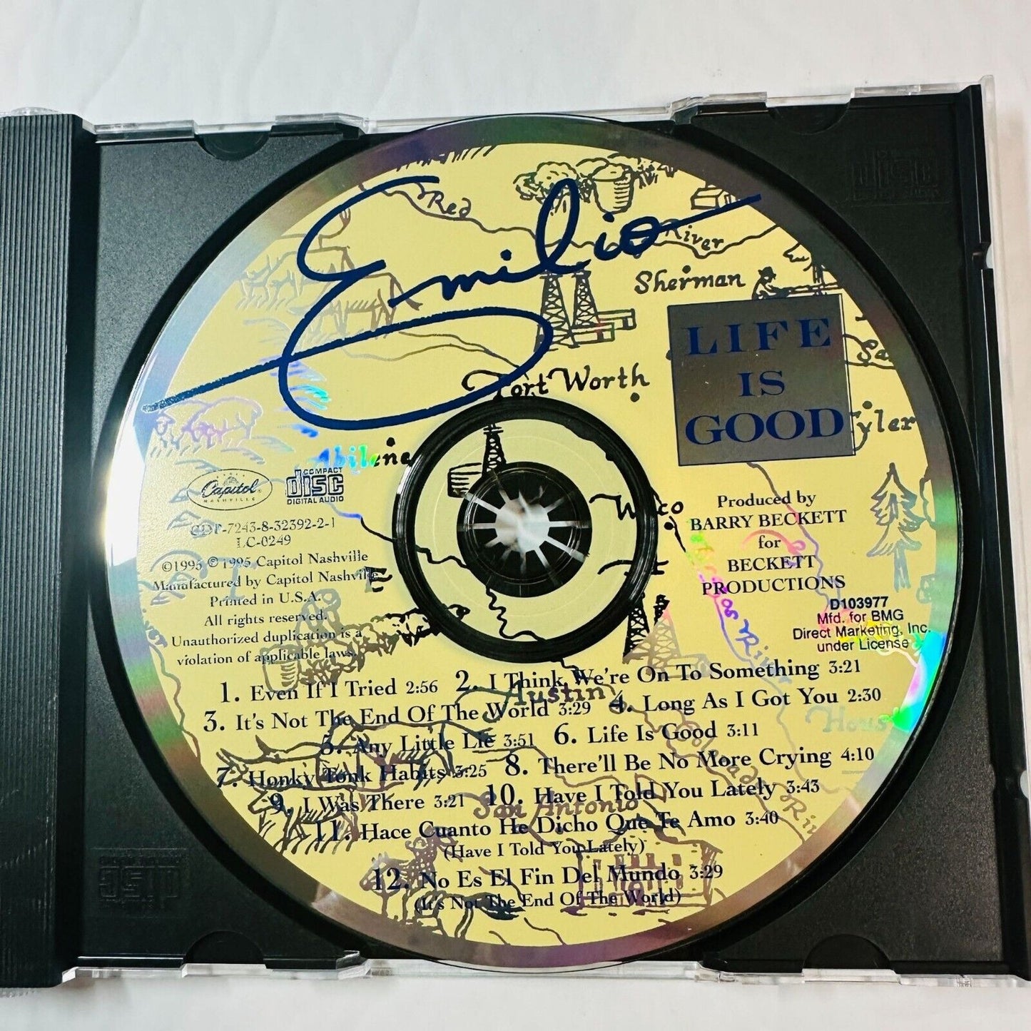 Emilio Life Is Good CD Album Country Music
