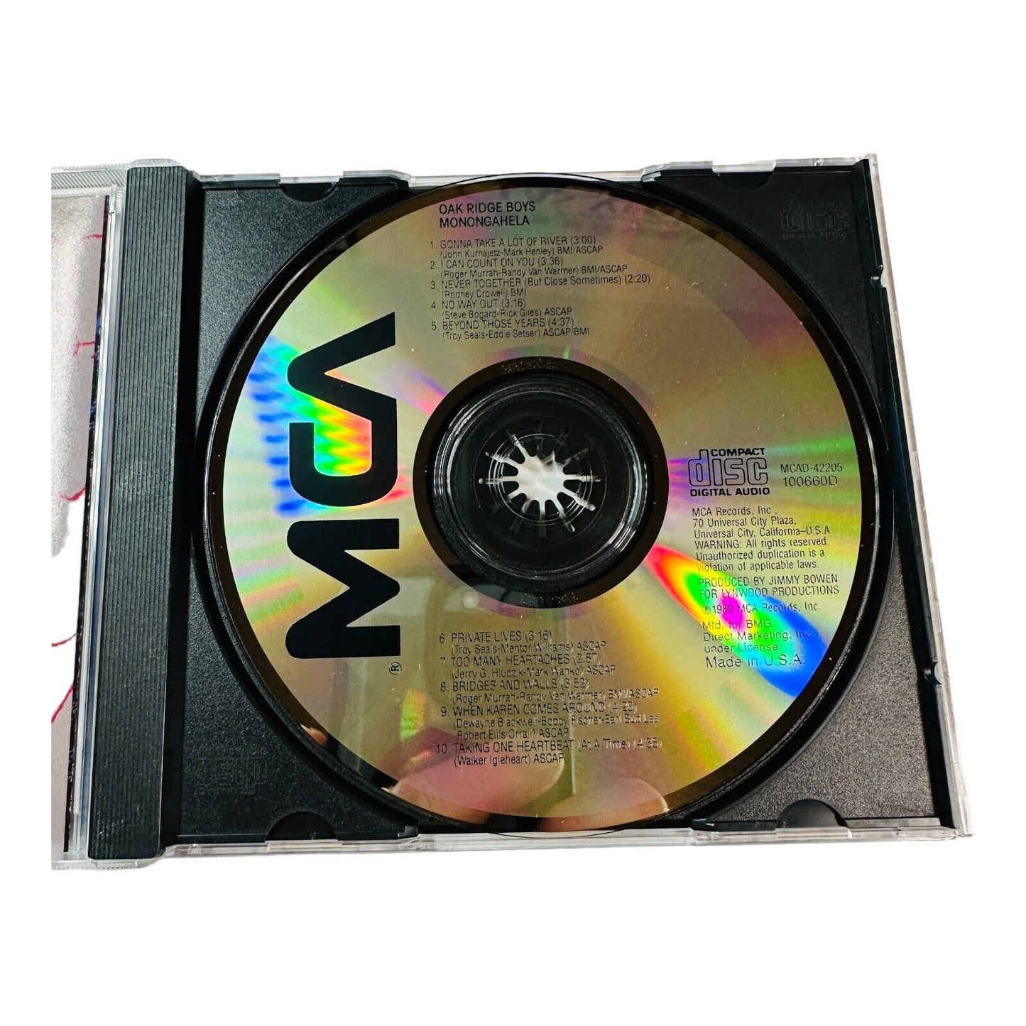 Monongahela Audio CD By The Oak Ridge Boys