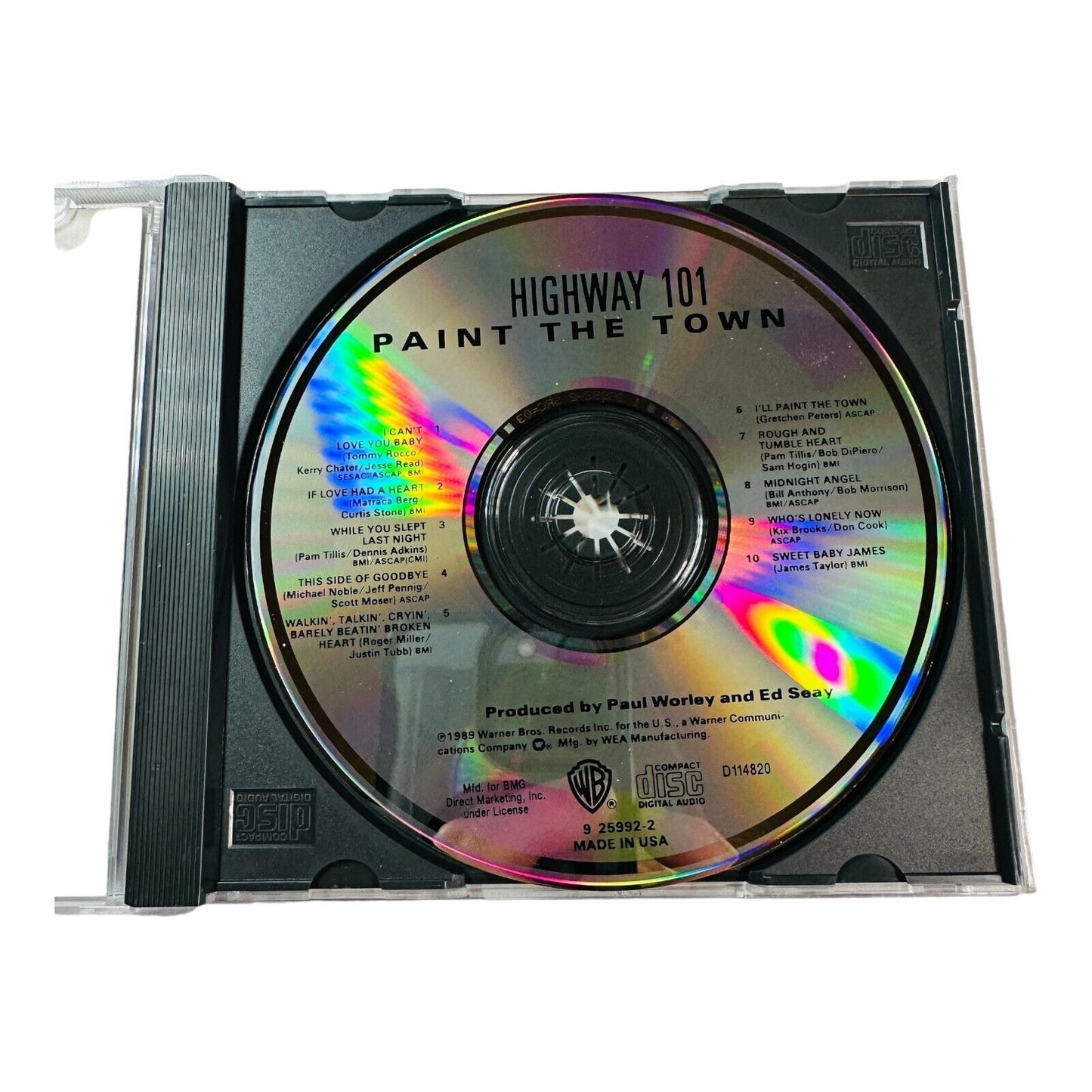Paint the Town by Highway 101 CD September 1989 Warner Bros.