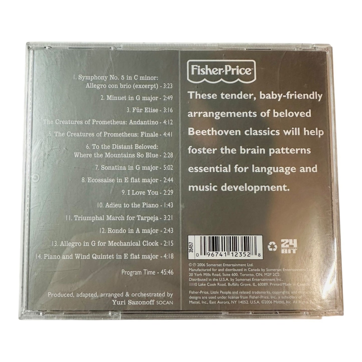 Fisher-Price Classic Baby Beethoven CD Fave Classics To Stimulate Baby's Brain