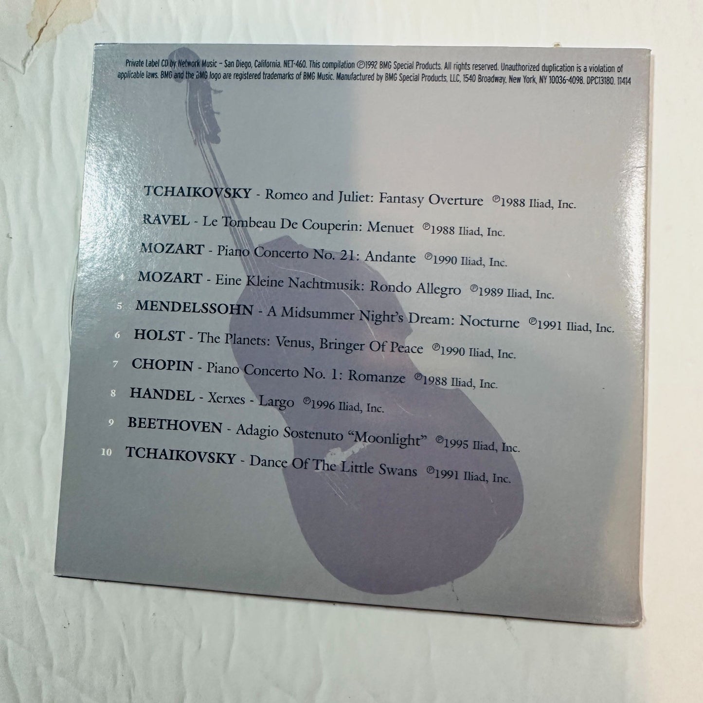 Classical Greats CD Collection Of 10 Popular Classical Arrangements By U.S. News