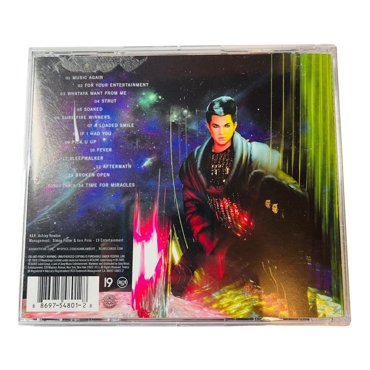 For Your Entertainment by Adam Lambert (CD, 2009) - Suthern Picker