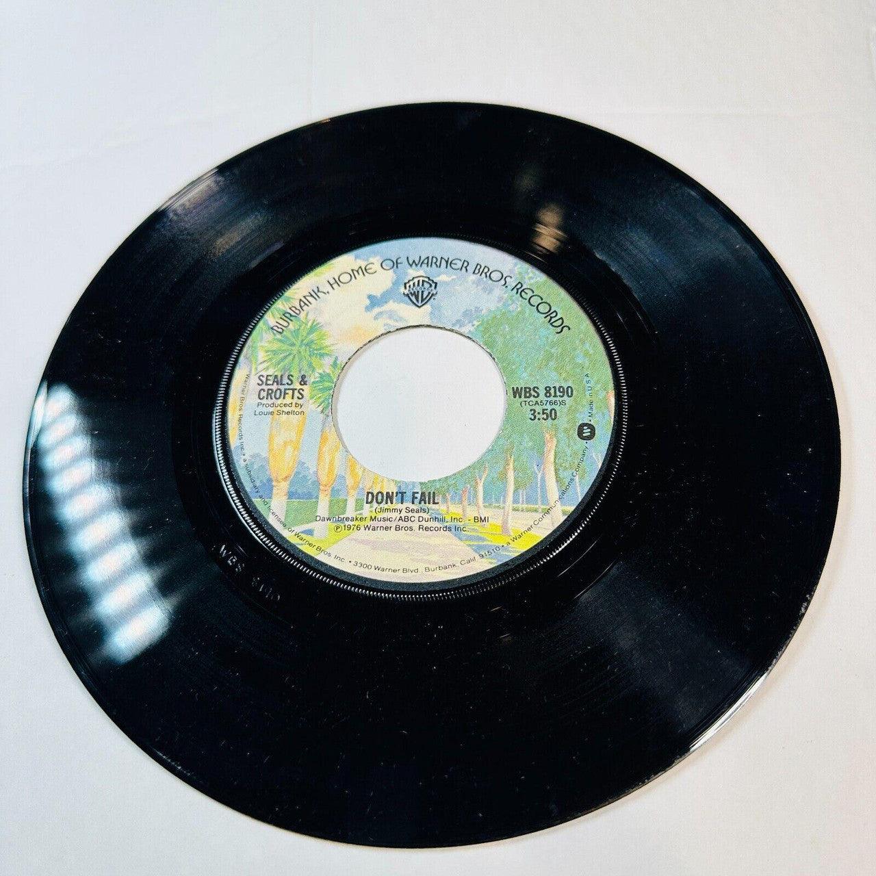 Don't Fail / Get Closer Seals & Crofts 7'' 45 RPM Record Single Warner Bros. - Suthern Picker