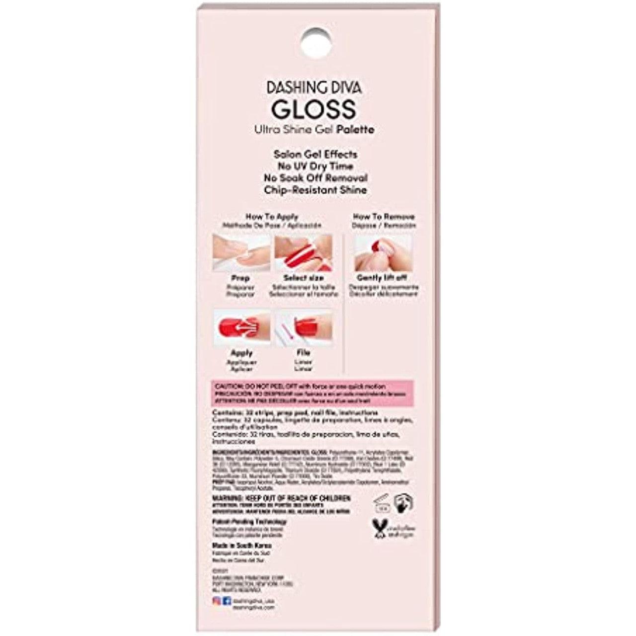 Dashing Diva Gloss Ultra Shine Gel Palette (Santa's Helper) - Suthern Picker