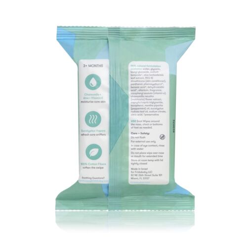 Breathefrida Vapor Wipes for Nose or Chest by Frida Baby 30 Count