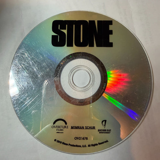 Stone 2010 DVD Drama Edward Norton Robert De Niro Pre-Owned