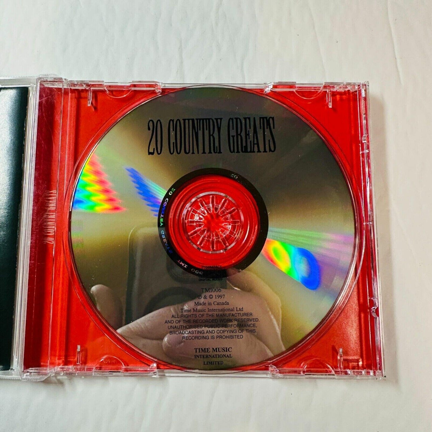 20 Country Greats CD Featuring Willie Nelson Frankie Laine & Dolly Parton
