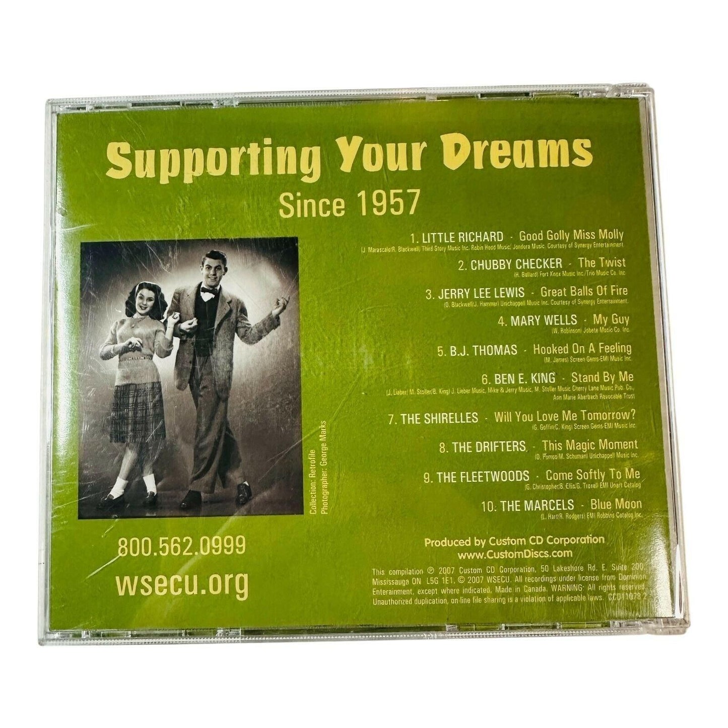 Supporting Your Dreams Since 1957 WSECU CD Music Compilation Album