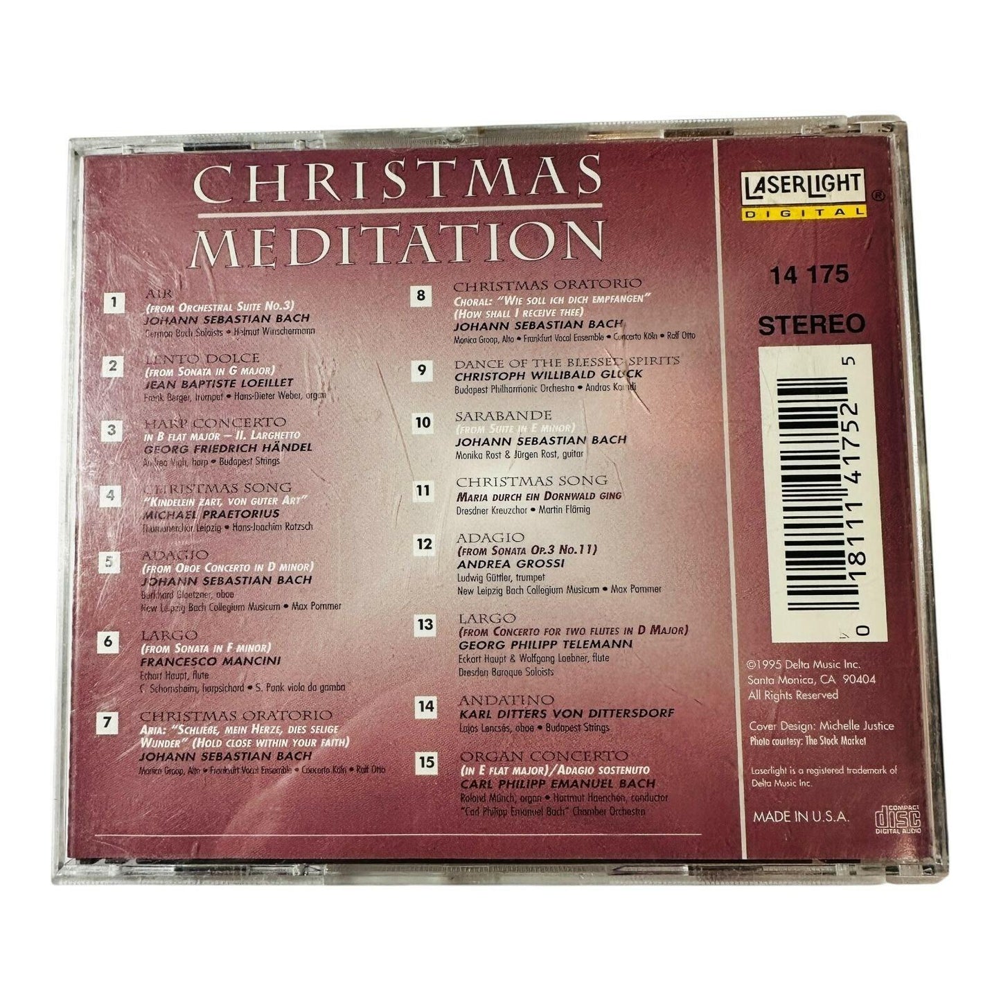 Christmas Meditation Volume 5 Classical Interludes CD By Laserlight