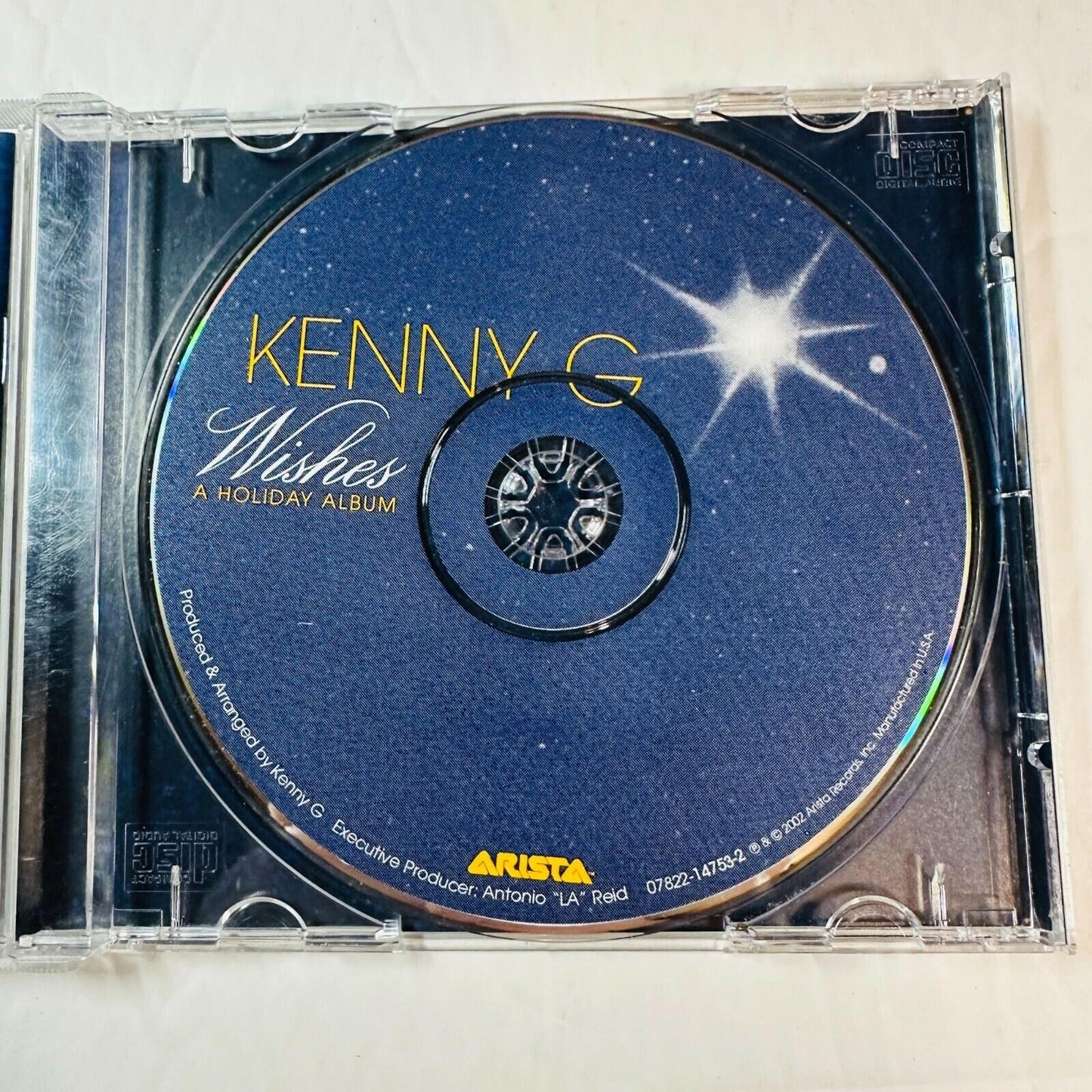 Kenny G Wishes Holiday Album CD In Jewel Case Arista 2002