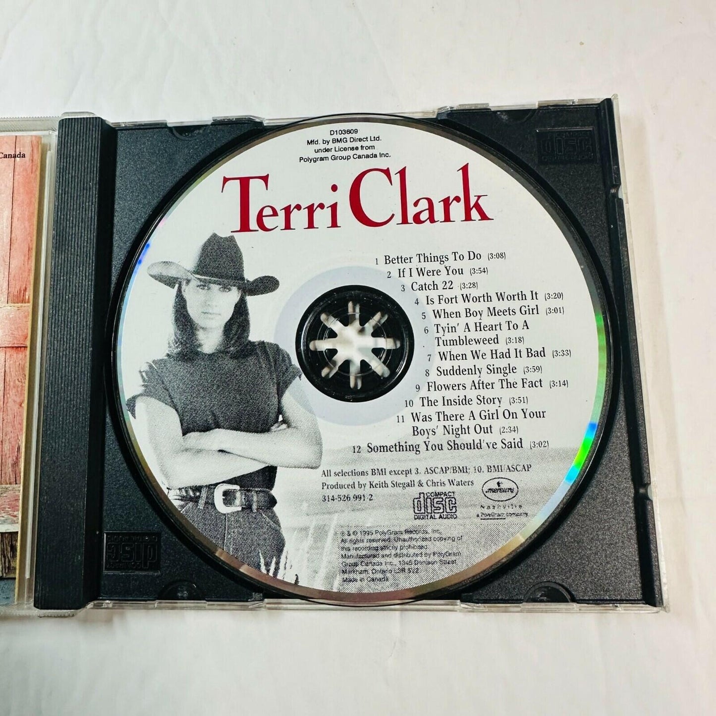 Terri Clark Self-Titled Debut Album CD 1995 Keith Stegall BMG Direct C Waters