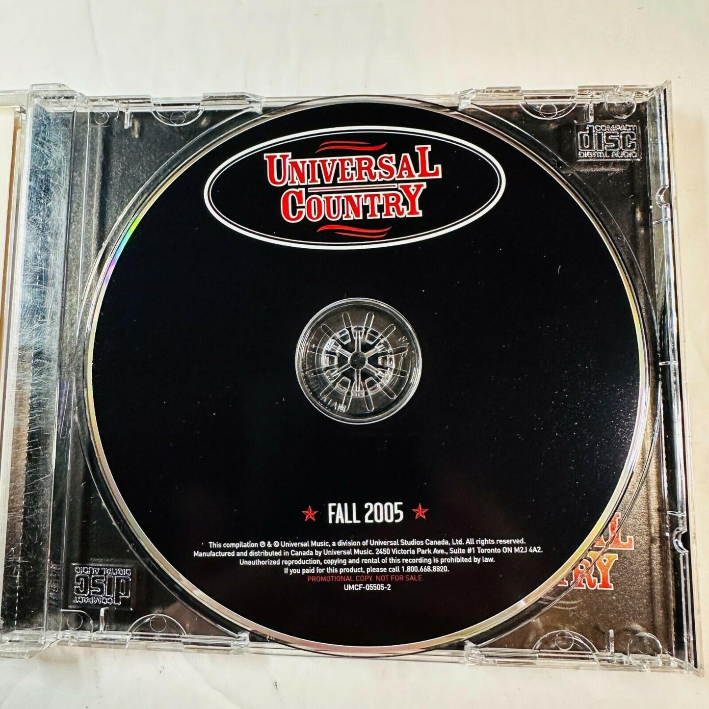 Universal Country Fall 2005 Music CD Album Various Artists