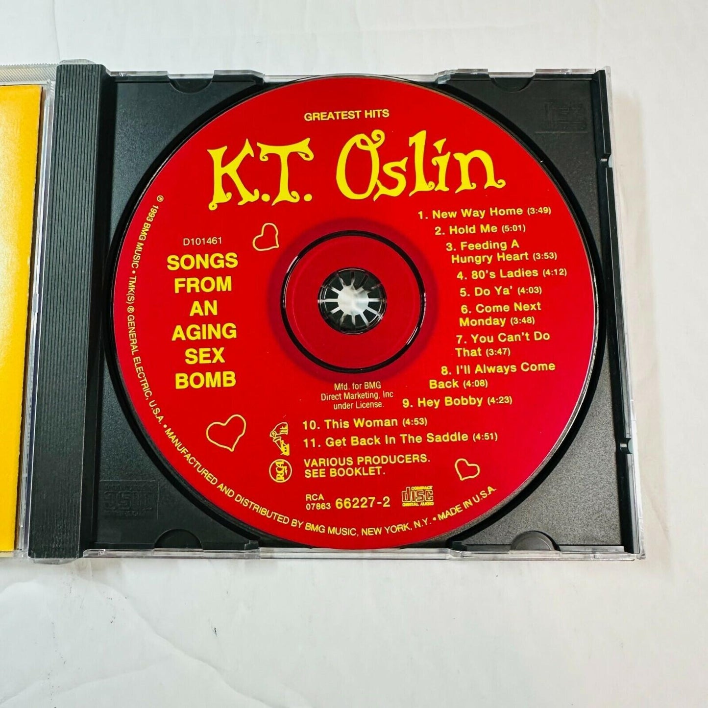 K.T. Oslin CD Songs From An Aging Sex Bomb Greatest Hits 1993 BMG Direct