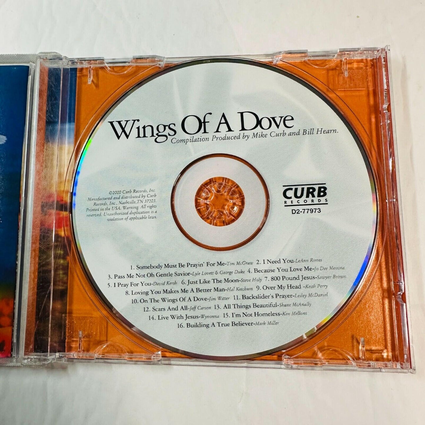Wings Of A Dove Compilation CD Featuring Tim McGraw LeAnn Rimes & More Artists