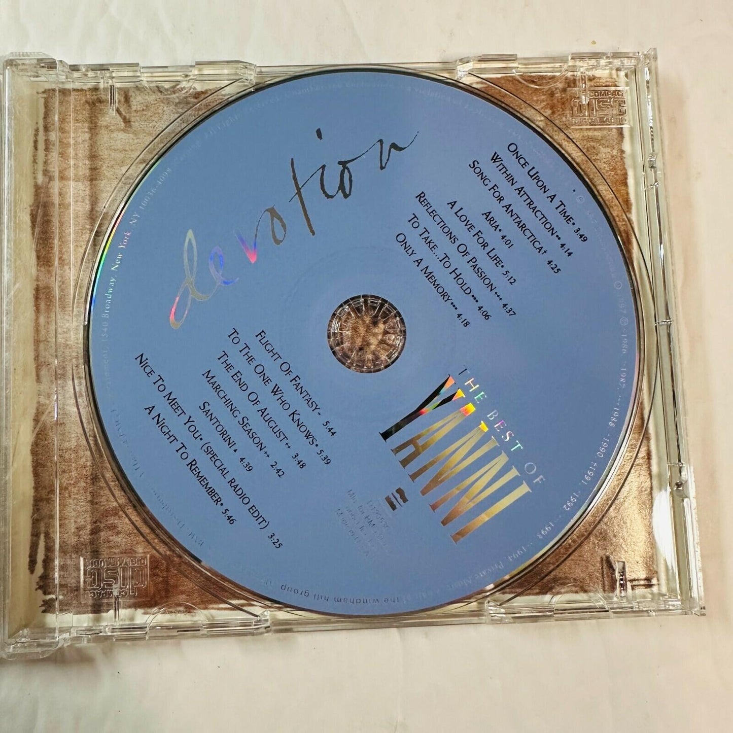 The Best Of Yanni Devotion CD Album BMG Direct
