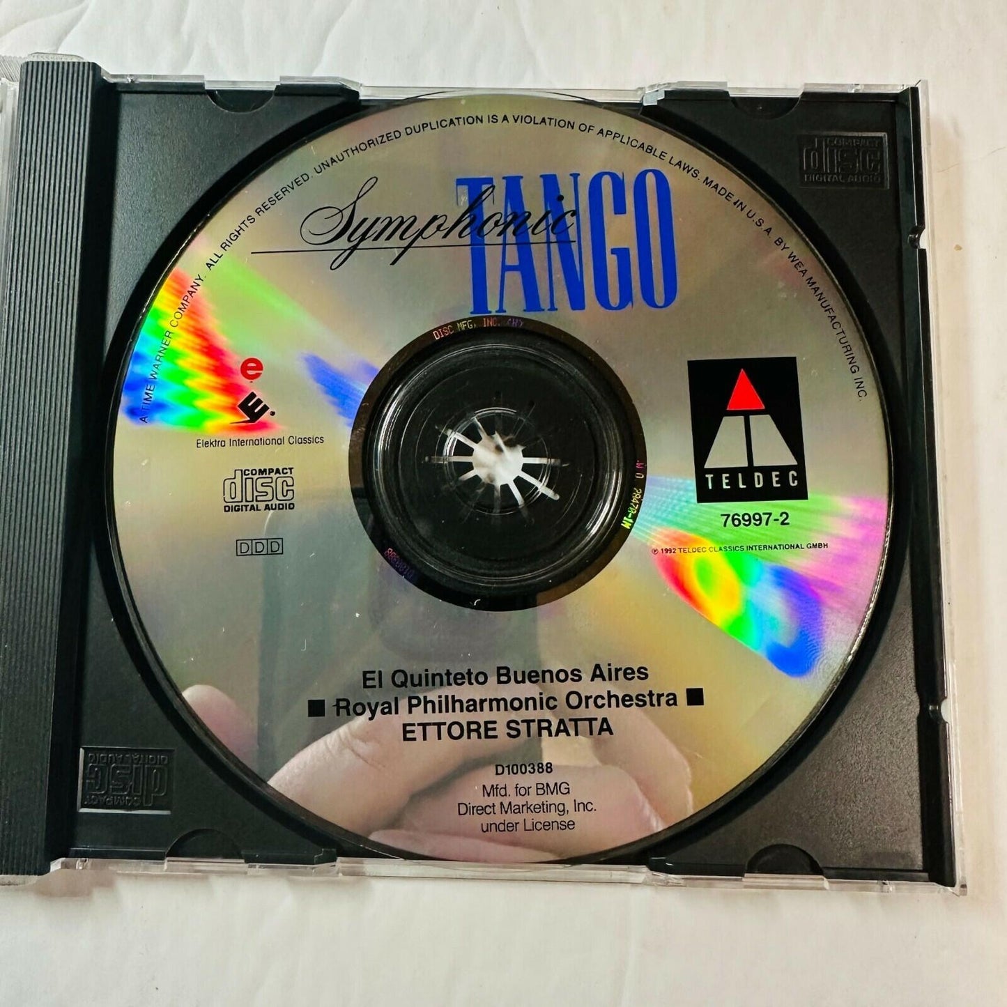 Symphonic Tango CD El Quinteto Buenos Aires & The Royal Philharmonic Orchestra
