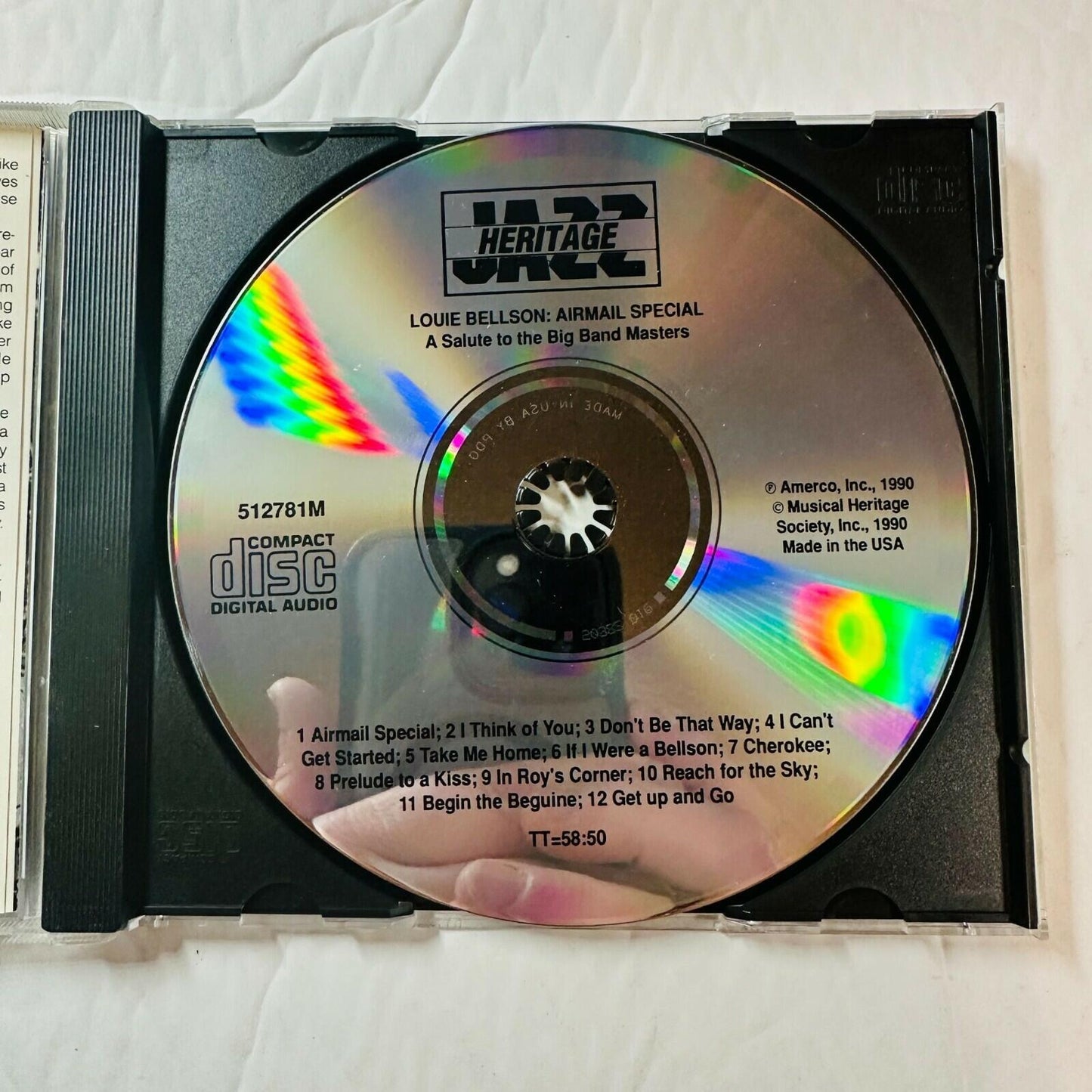 Louie Bellson Airmail Special CD Tribute To Big Band Masters 1990 Heritage Jazz