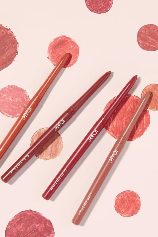 JOAH Auto Lip Liner Creamy Lip Pencil with Matte Finish or Full Lip Wear