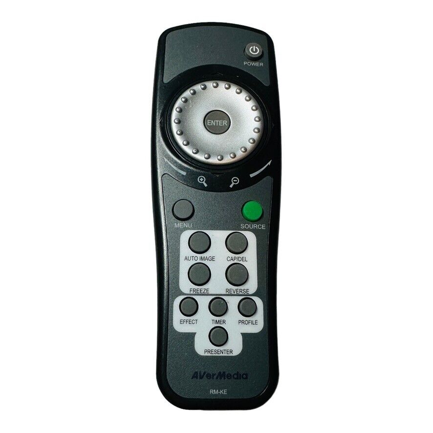 AVerMedia RM-KE Remote Control Black Fully Working