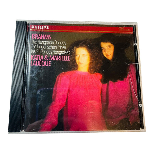 Brahms The 21 Hungarian Dances Katia & Marielle Labeque 1986 CD