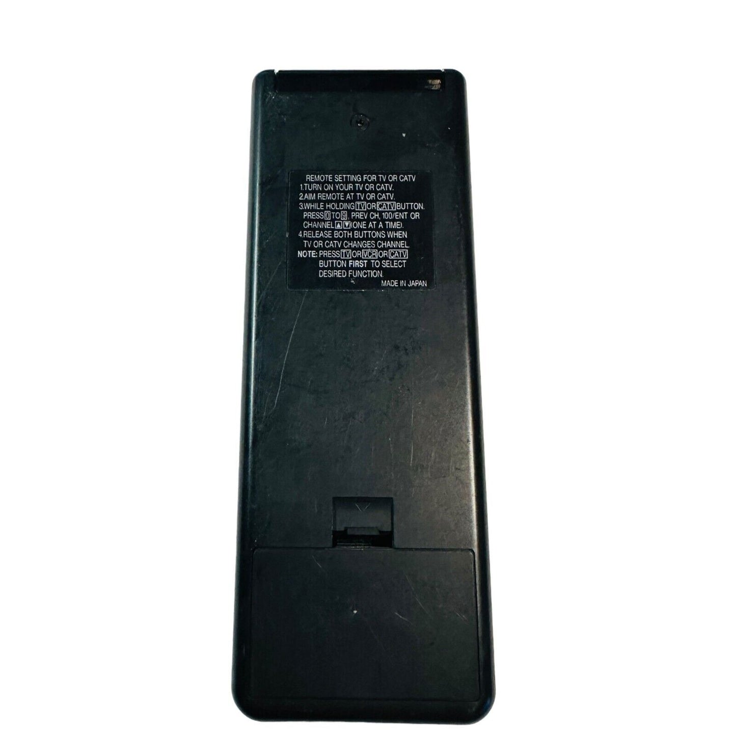 Hitachi Remote Controller VT-RM141A VCR/TV/CATV Universal Black