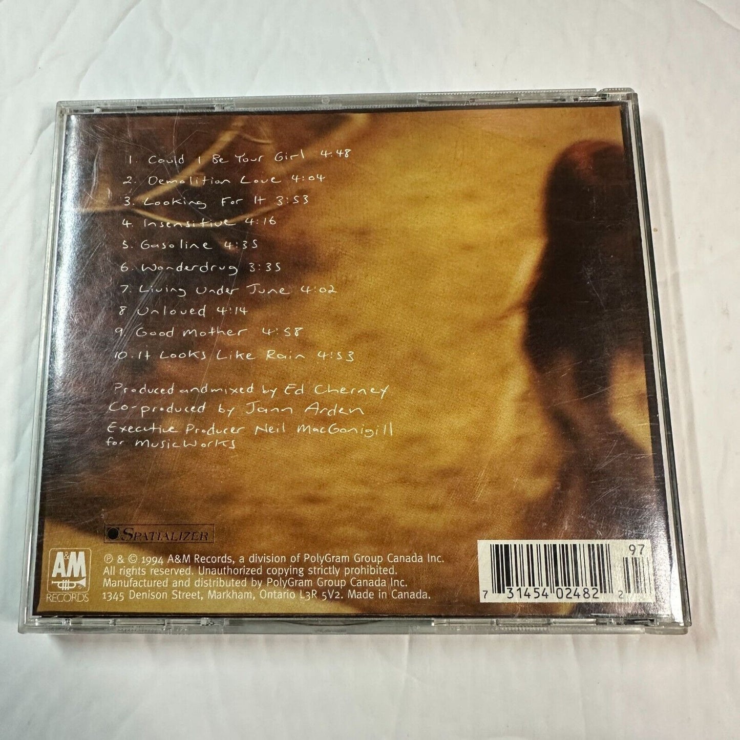 Jann Arden "Living Under June" CD Album 1994 A&M Records