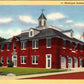 Vintage Postcard Municipal Building Laurel Del Genuine Curteich Chicago Linen